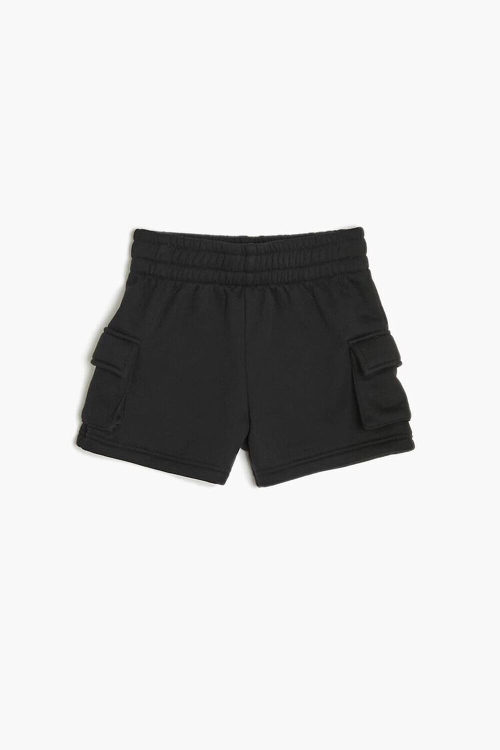 

Флисовые шорты без застежки для девочек Forever 21, черный