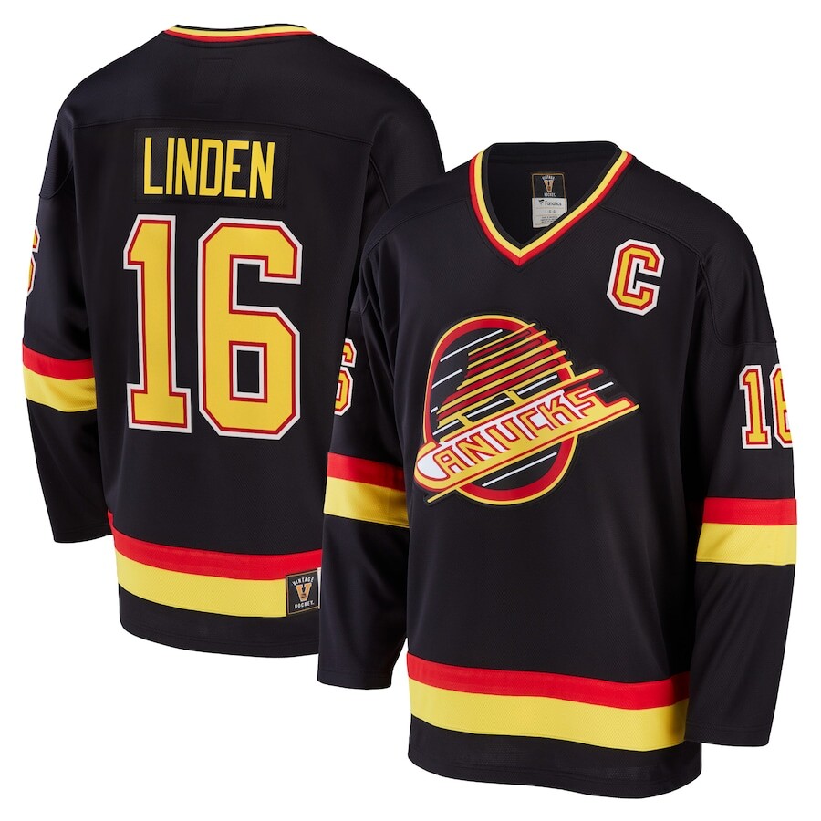 

Джерси Fanatics Branded Vancouver Canucks, черный