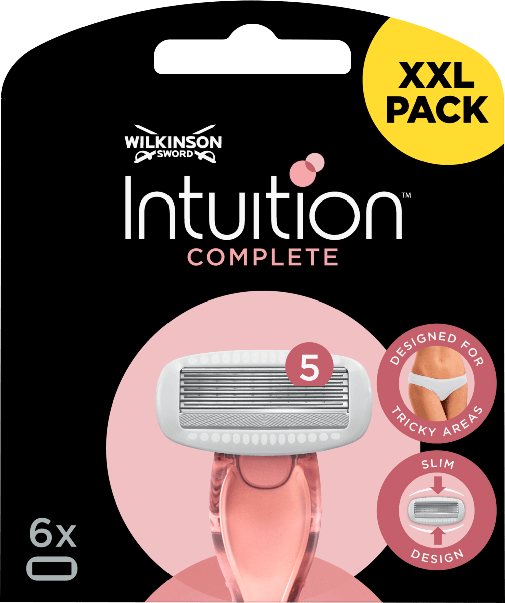 Бритвенные лезвия Intuition Complete 6 шт. WILKINSON SWORD вегетарианский