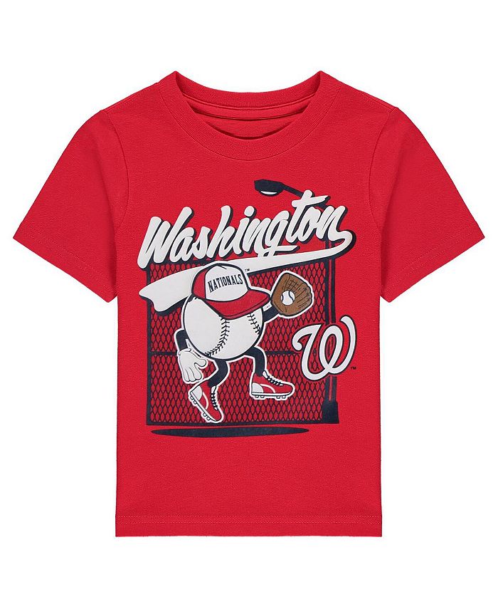 Красная футболка Washington Nationals On the Fence для новорожденных Outerstuff, красный