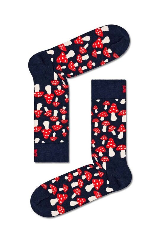 

Носки-носки с грибами Happy Socks, темно-синий