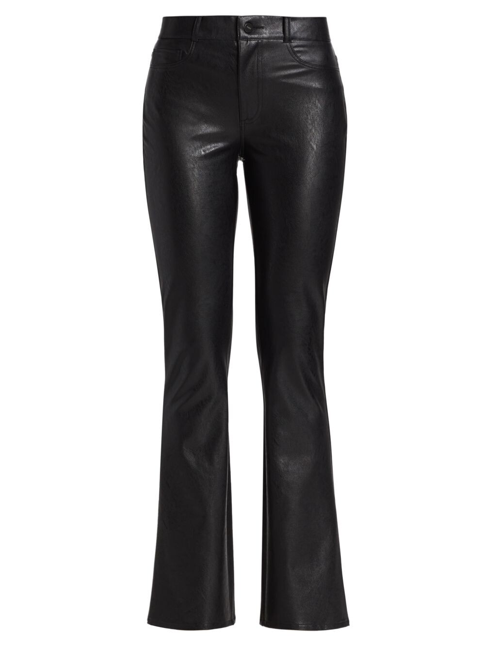 

Брюки Manhattan Boot-Cut из искусственной кожи Paige, черный