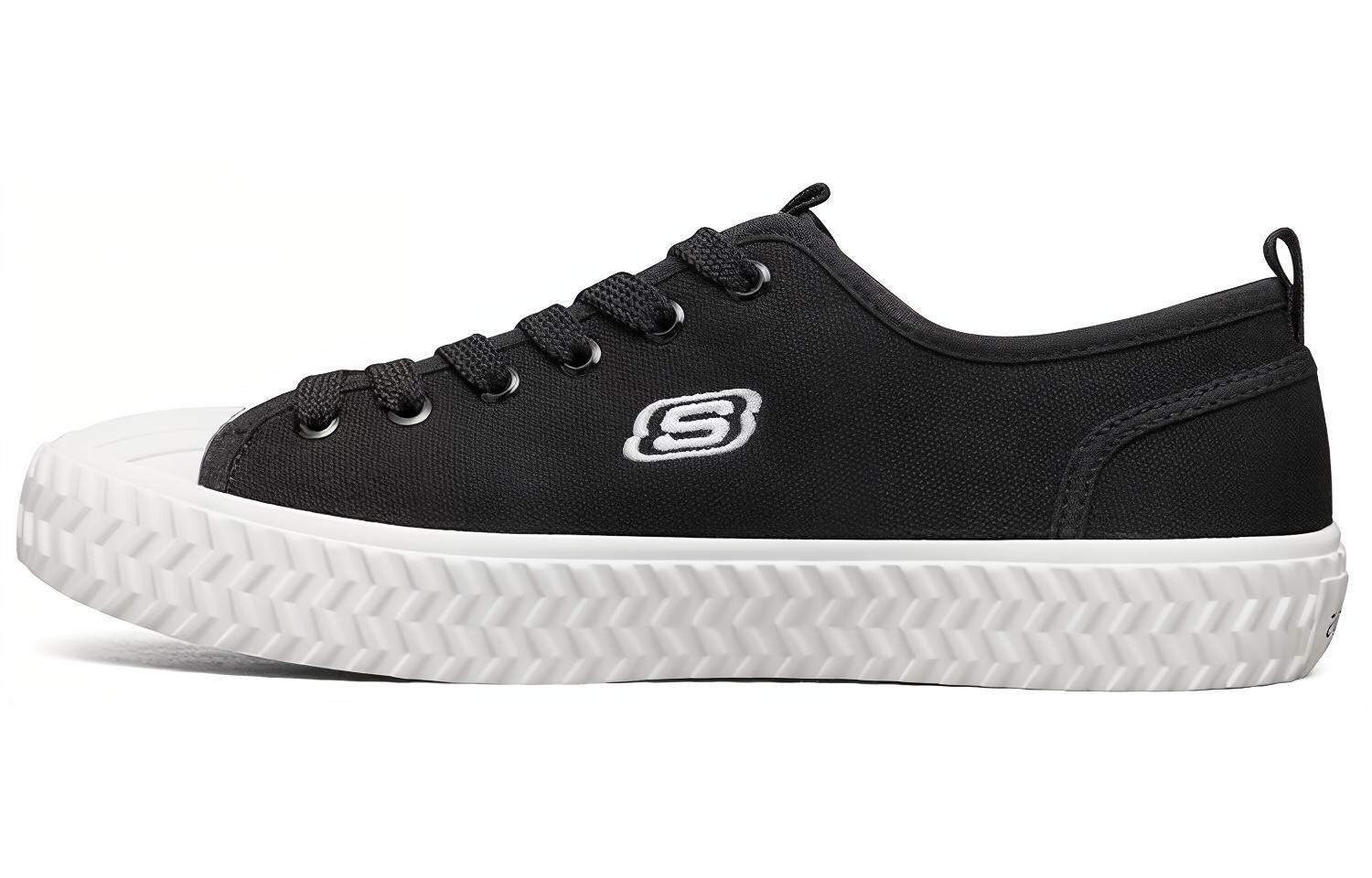 

V"lites Скейтбординг Кроссовки женские низкие черные/белые Skechers, Черный, V"lites Скейтбординг Кроссовки женские низкие черные/белые Skechers