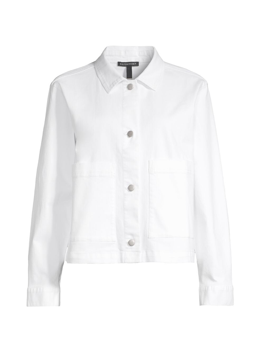 

Классическая джинсовая куртка Eileen Fisher, белый