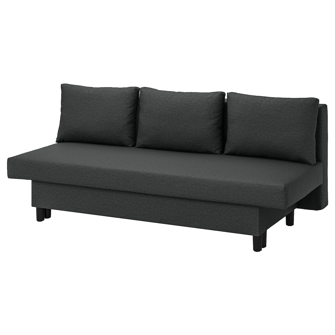 диван кровать тулон 3 торонто серый ЭЛВДАЛЕН 3-х раскладной диван-кровать, Книса темно-серый ÄLVDALEN IKEA