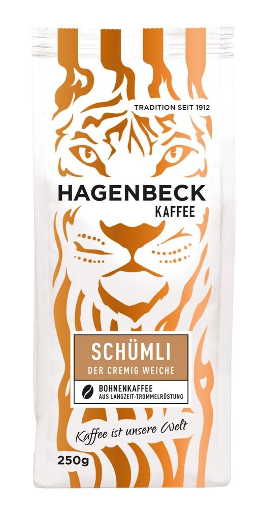 

Кофе HAGENBECK, Schümli, обжаренный кофе, цельные кофейные зерна, 250г Meyer & Horn