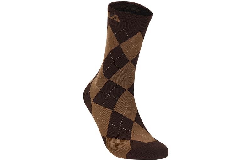 

Женские носки до колена FILA, цвет 1 double pack (wood brown brown)