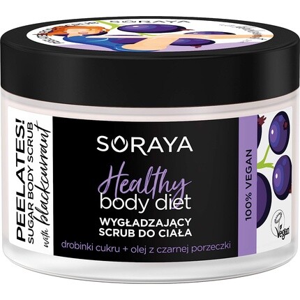 

Сахарный пилинг Healthy Body Diet с маслом черного тмина 200 г, Soraya