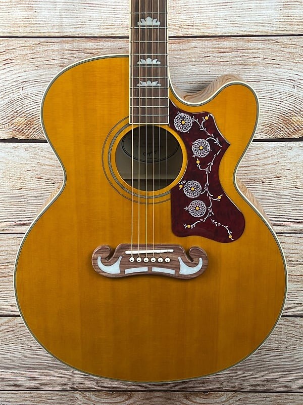 

Акустическая гитара Epiphone J-200EC Studio Acoustic-Electric Guitar - Vintage Natural