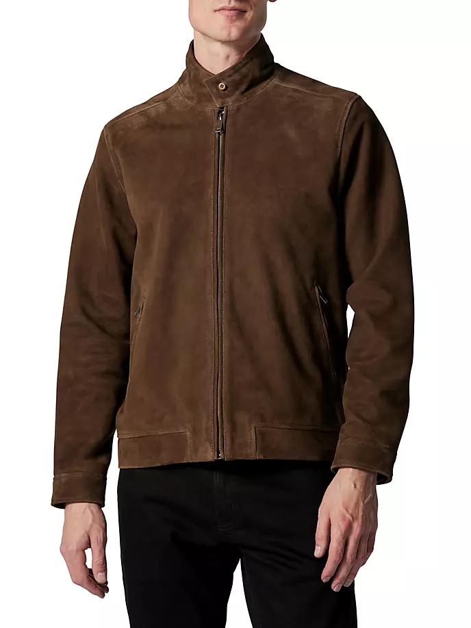 Замшевая куртка Glen Massey Rodd & Gunn, серо-коричневый серо коричневая замшевая куртка на кнопках frye тауп