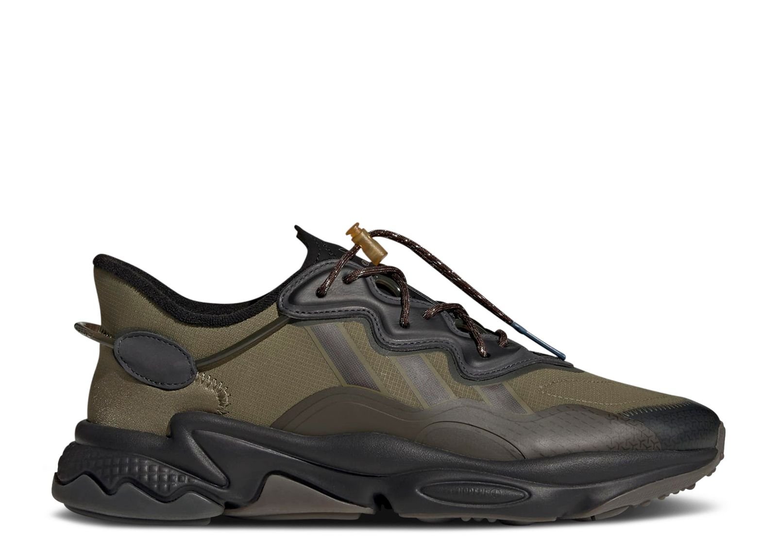 

Кроссовки adidas Ozweego 'Focus Olive Black', зеленый, Зеленый;серый