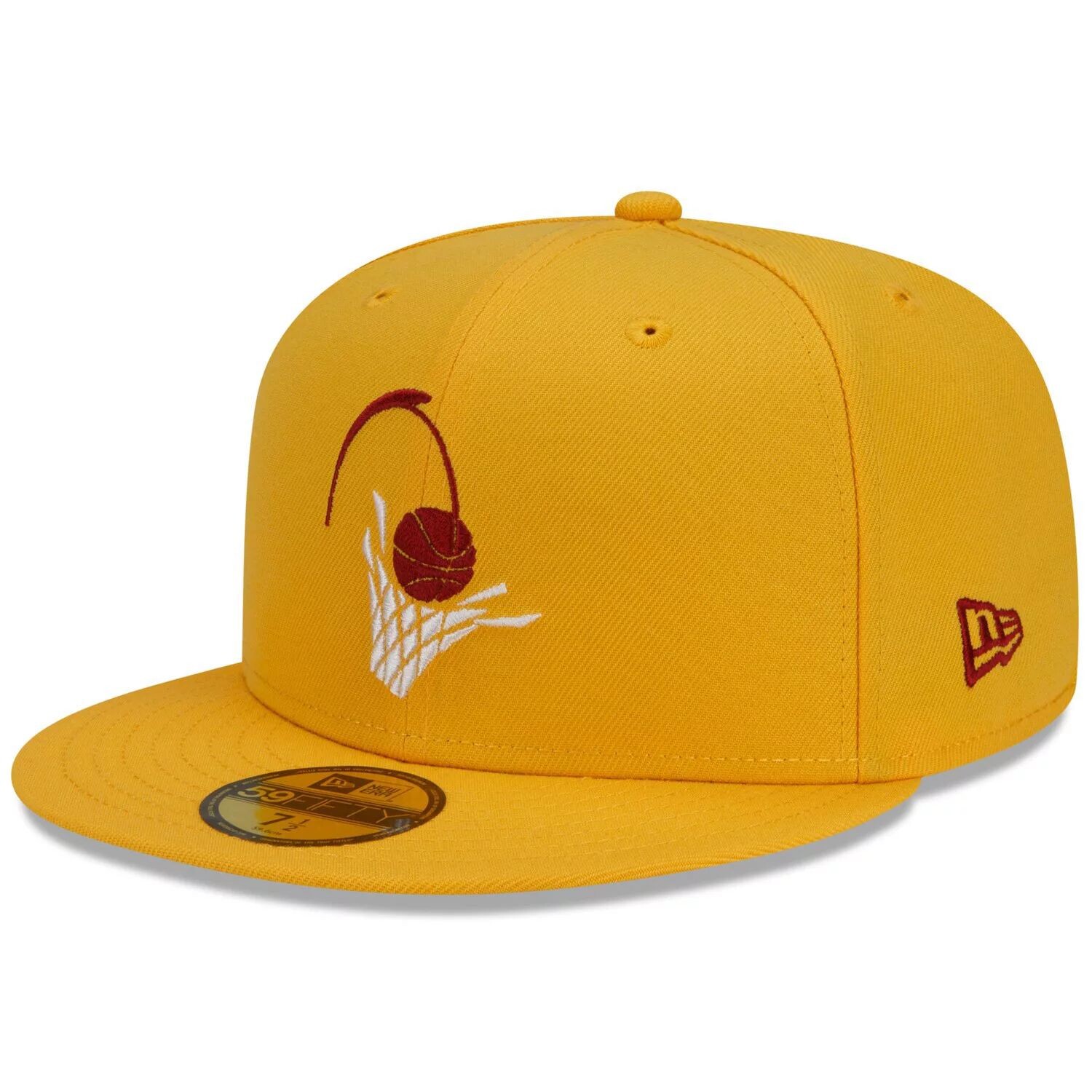 

Мужская приталенная шляпа New Era Gold Cleveland Cavaliers City Edition Alternate 59FIFTY