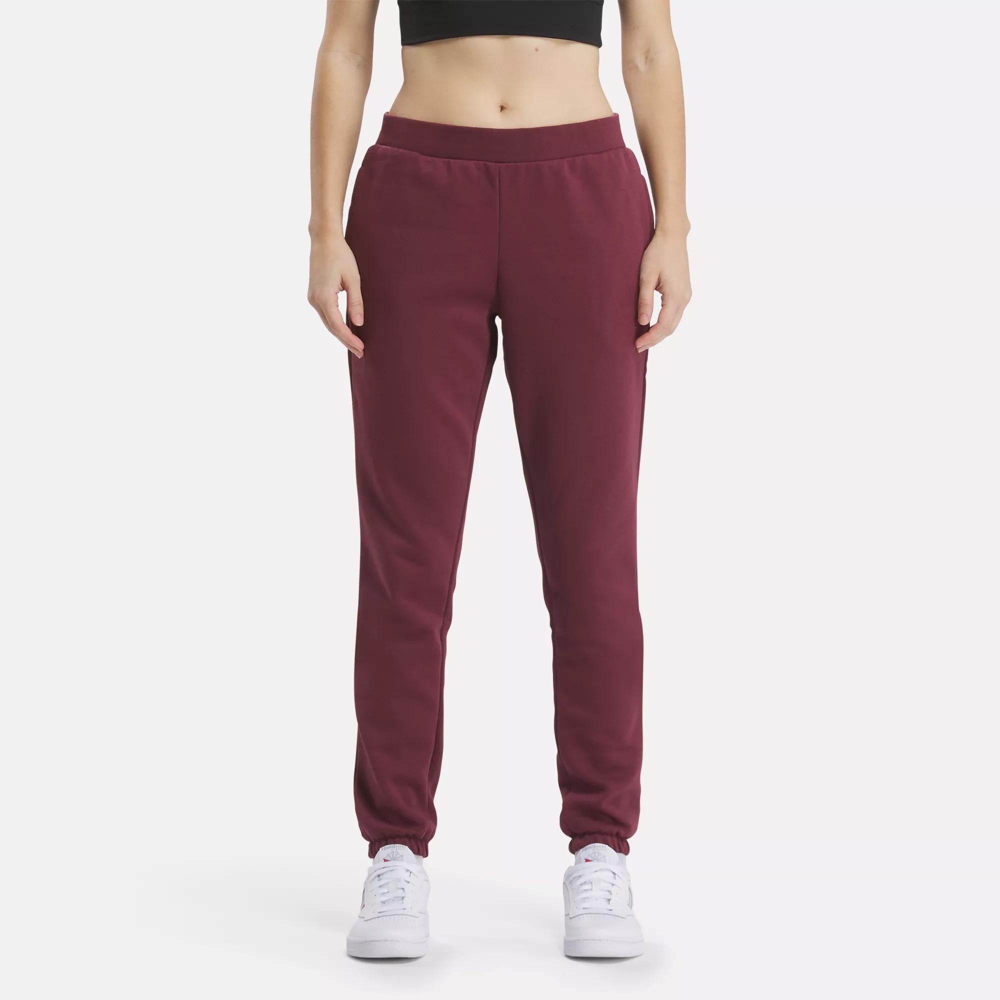 

Люкс Флисовые Брюки Reebok, цвет Classic Maroon