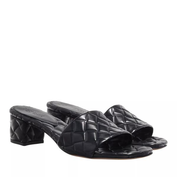 

Сандалии sandal leather Bottega Veneta, черный
