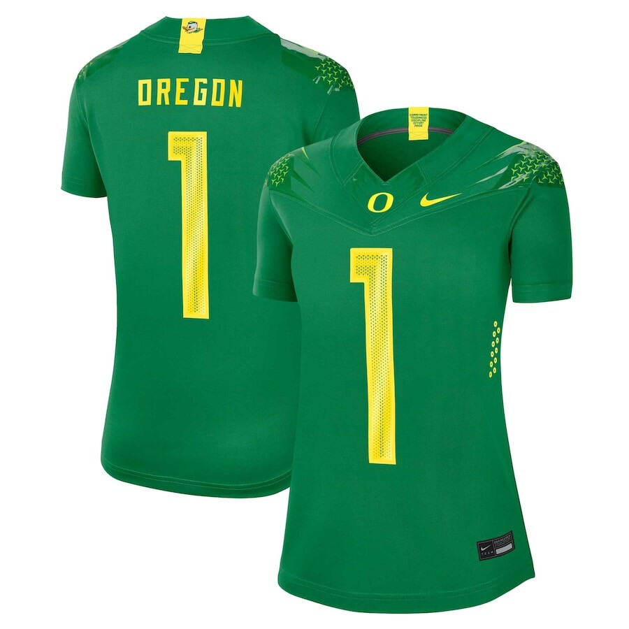 

Джерси Nike Oregon Ducks, зеленый