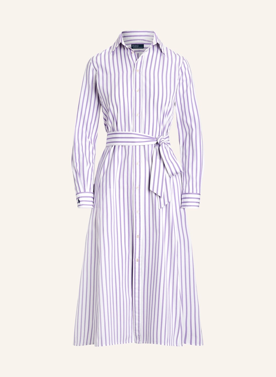 

Платье-рубашка POLO RALPH LAUREN, светло-фиолетовый/белый