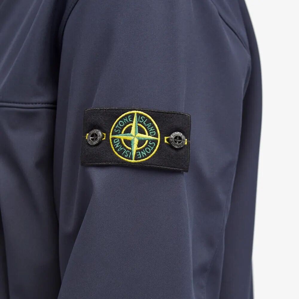 

Stone Island Куртка Soft Shell-R с капюшоном, синий