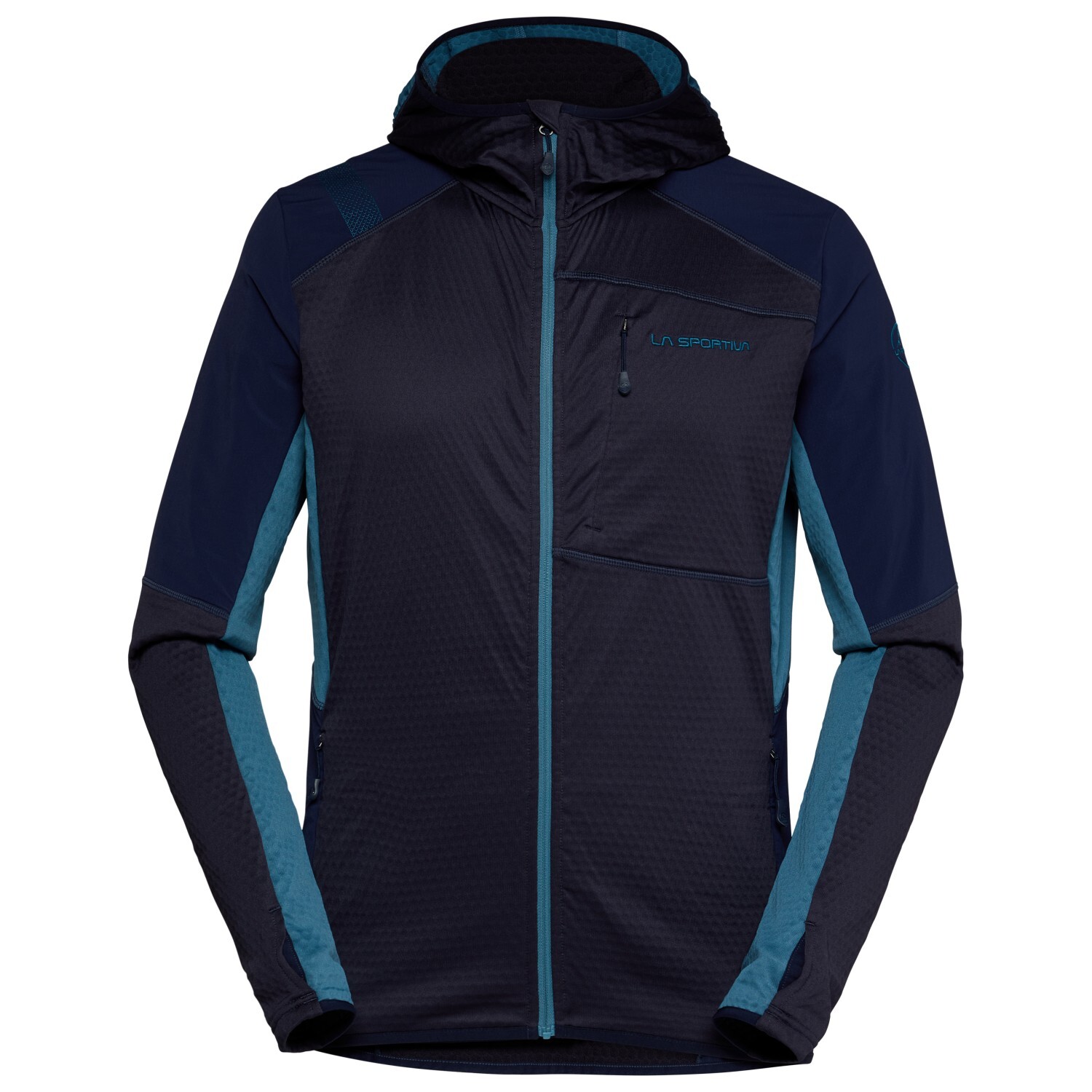 

Флисовая жилетка La Sportiva Existence Hoody, цвет Deep Sea/Hurricane