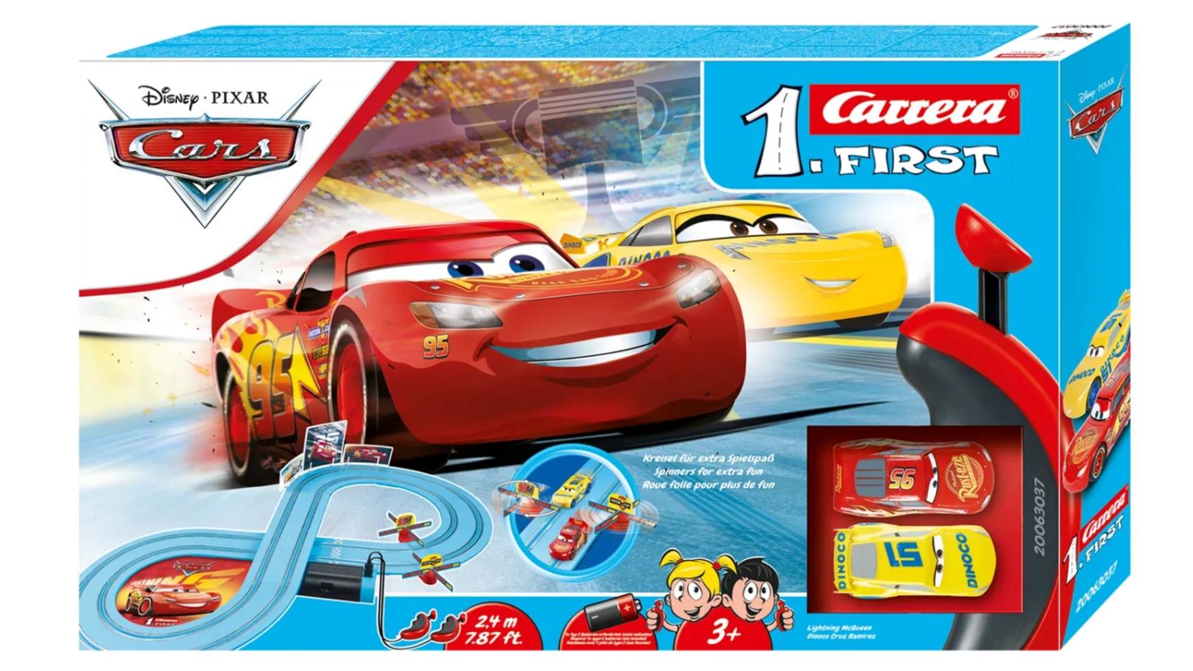 Carrera First Тачки Disney Pixar Гонка друзей