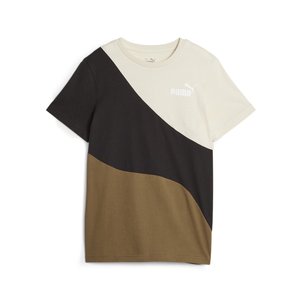 

Футболка Puma Power Cat Short Sleeve Round Neck, коричневый