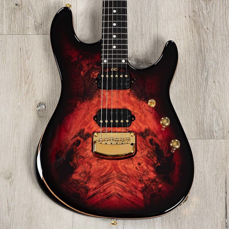 

Электрогитара Ernie Ball Music Man Jason Richardson Cutlass Guitar, Ebony Fingerboard, Rorschach Red