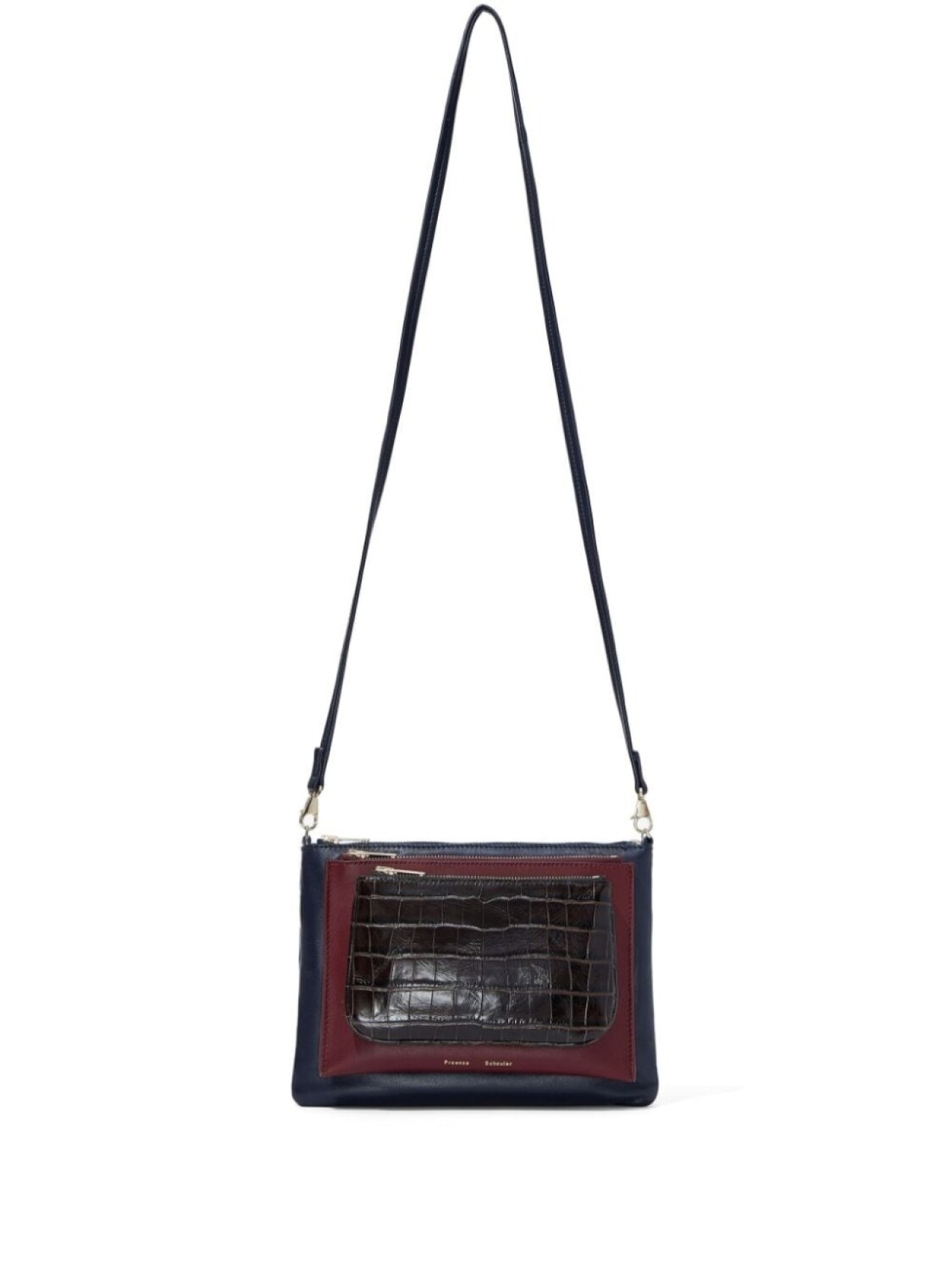 

Proenza Schouler клатч Triple Zip, синий