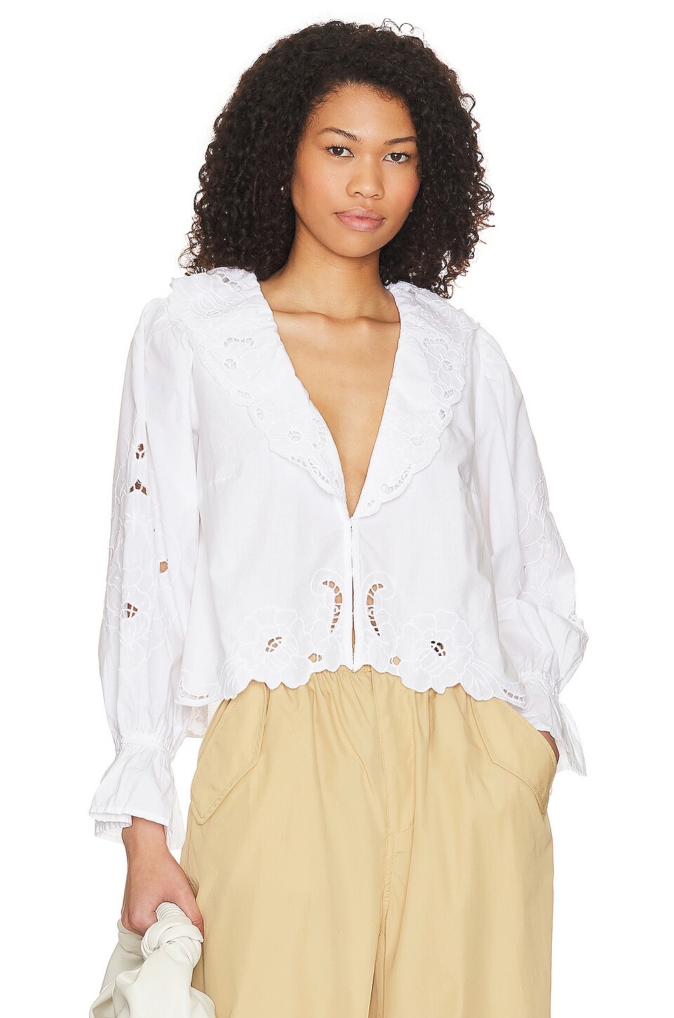 Топ Free People Maisie Cutwork, слоновая кость топ free people maisie cutwork слоновая кость