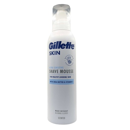 Мусс для бритья Skin Ultra Sensitive, 240 мл., Gillette gillette skin ultra sensitive