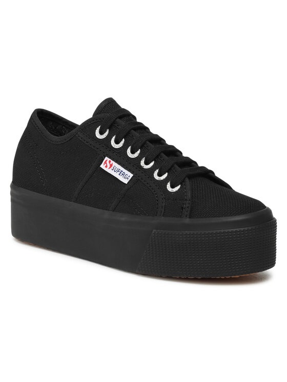 

Кроссовки из ткани Superga, черный