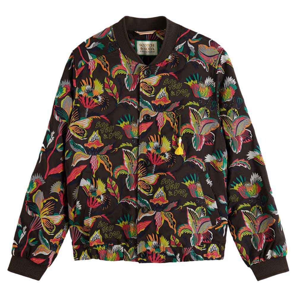 

Куртка Scotch & Soda Jacquard Bomber, черный