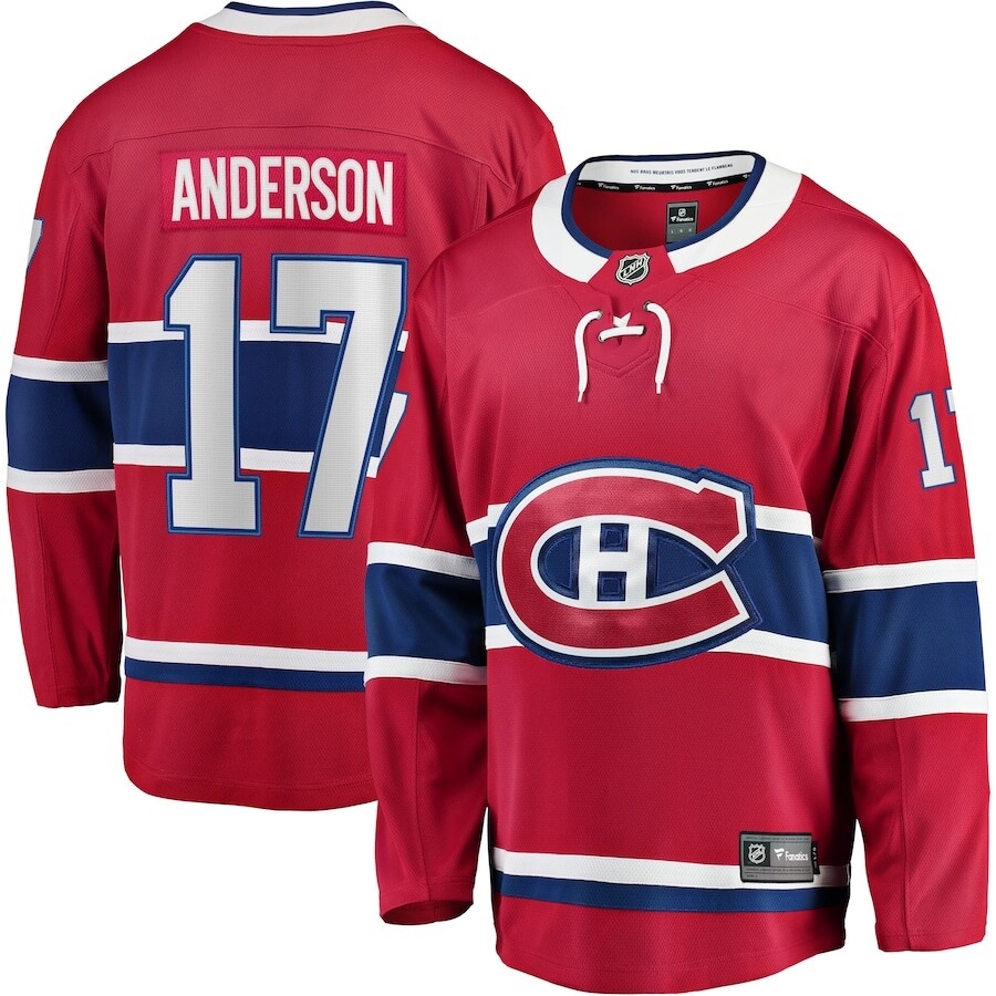 

Джерси Fanatics Branded Montreal Canadiens, красный