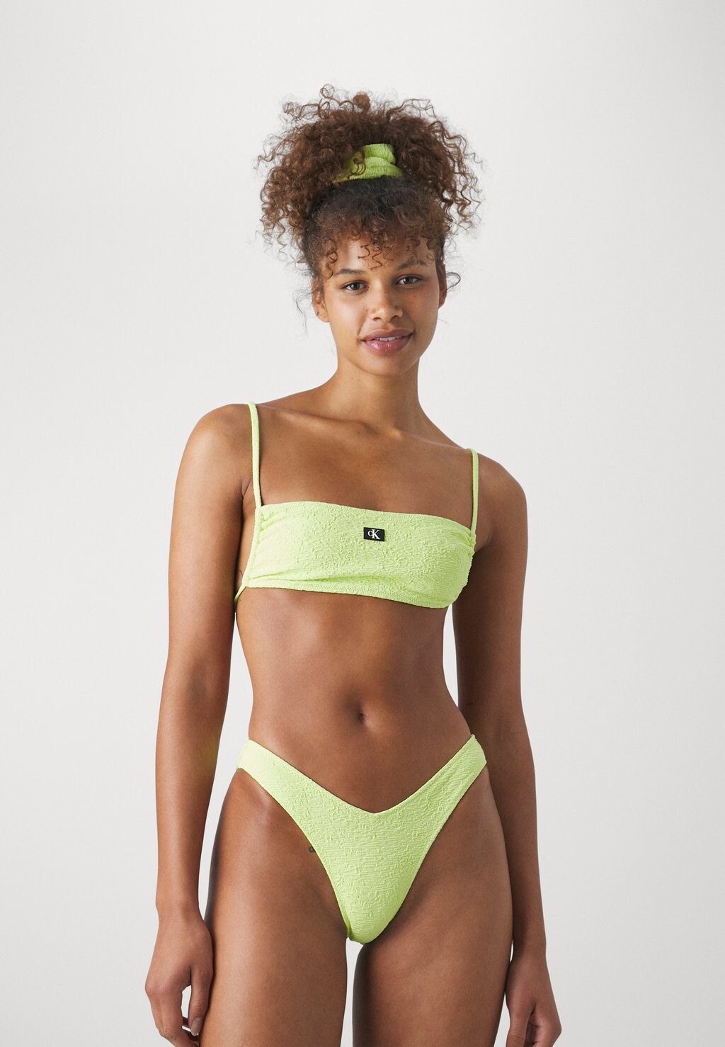 

Верх бикини Calvin Klein Swimwear, зеленый