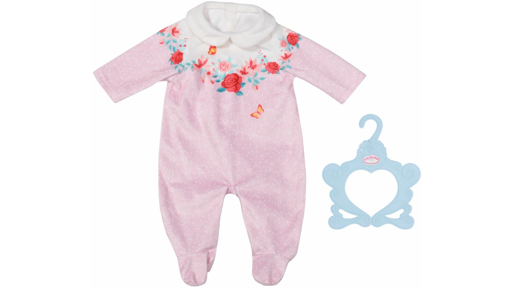 цена Zapf Creation Комбинезон Baby Annabell с розовыми цветами, 43 см