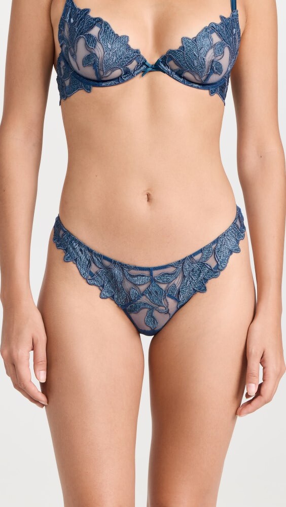 

Стринги Fleur du Mal Lily Embroidery
