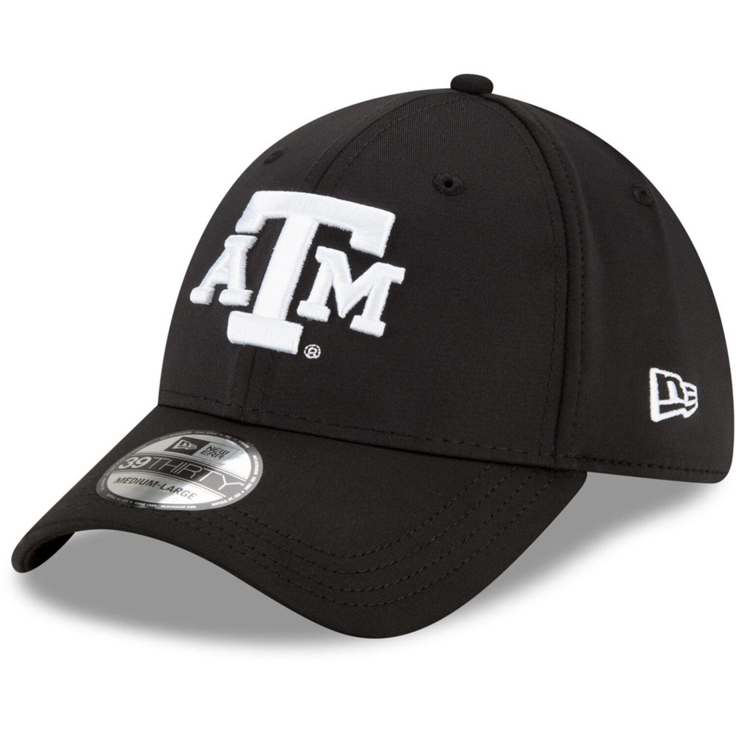 

Мужская кепка New Era Black Texas A&M Aggies Campus Preferred 39THIRTY Flex Hat