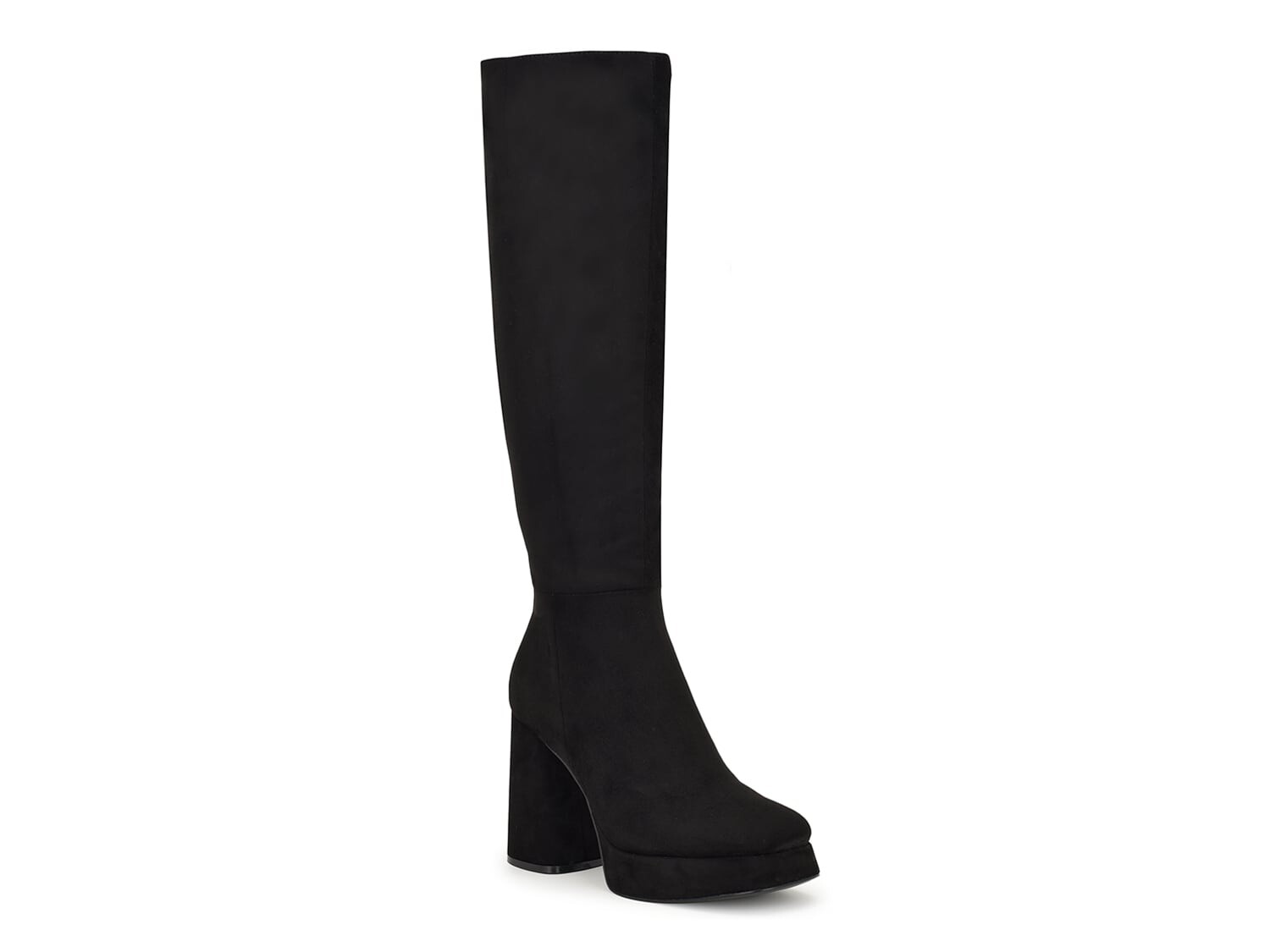 

Широкие ботинки до икры Nine West Vadda, черный