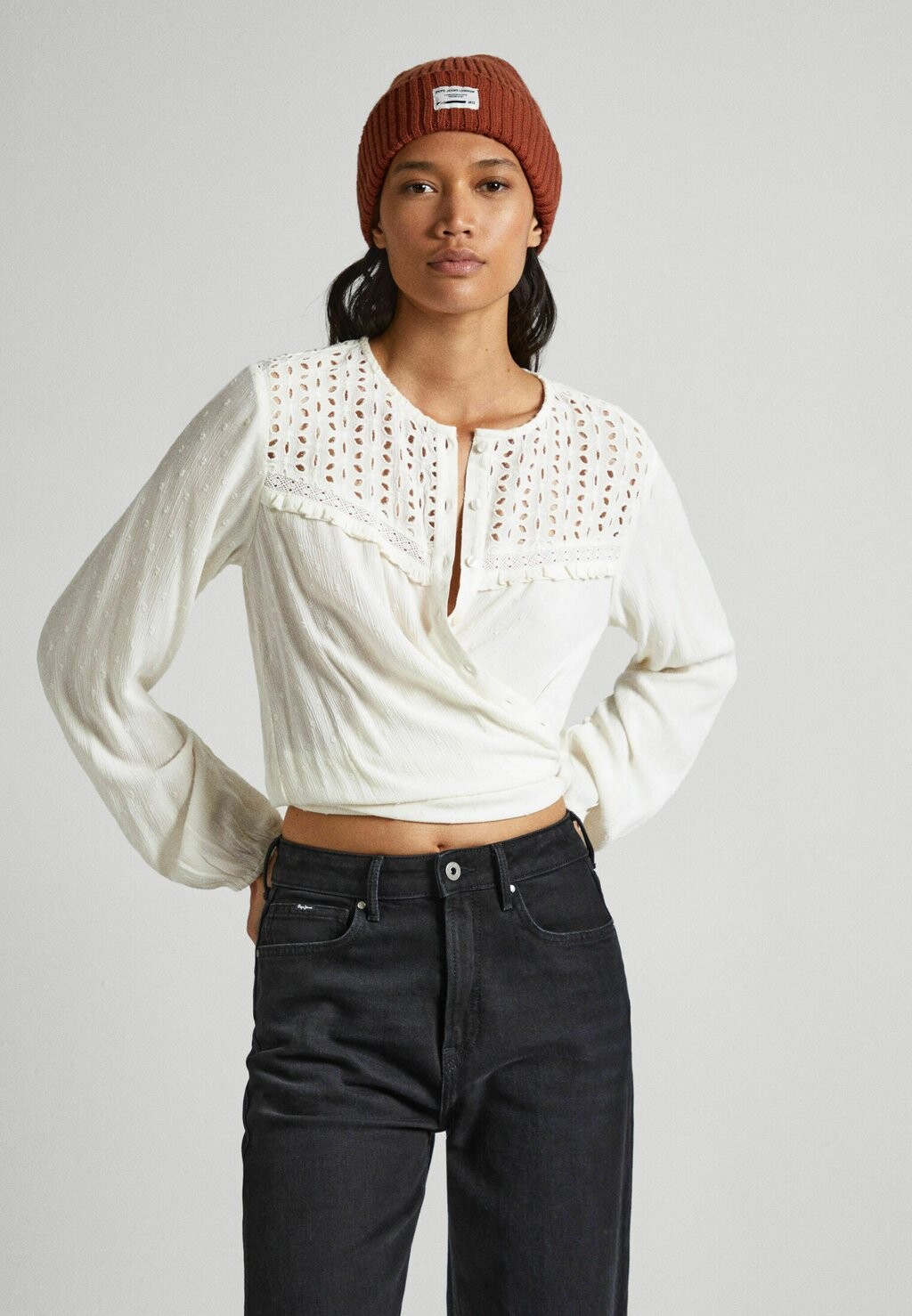 

Блузка Pepe Jeans ИЗАБЕЛЬ, цвет mousse white