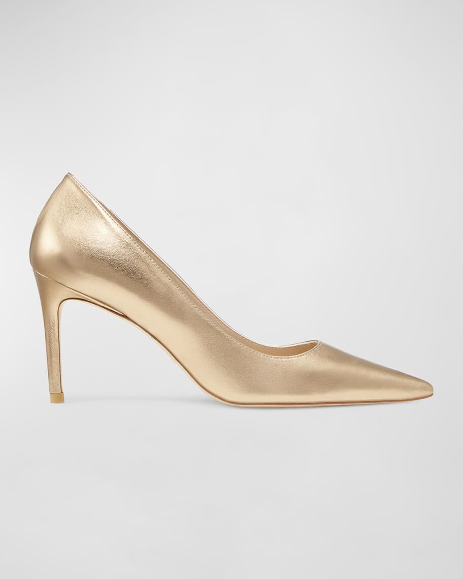 

Туфли-лодочки Stuart с эффектом металлик на шпильках Stuart Weitzman