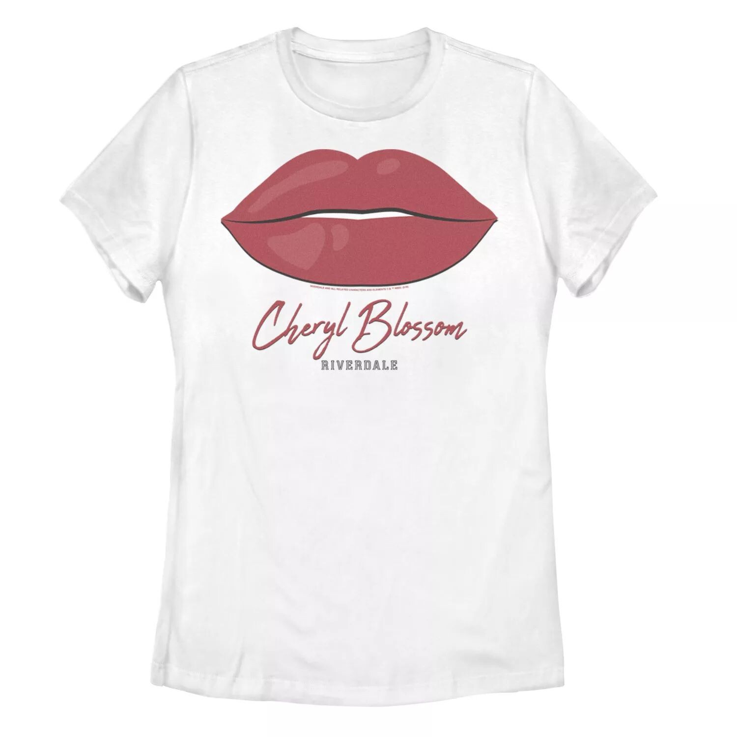 

Детская футболка с логотипом Riverdale Cheryl Blossom Lips Licensed Character