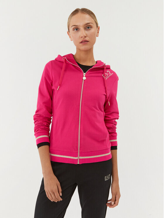 

Толстовка обычного кроя Ea7 Emporio Armani, розовый
