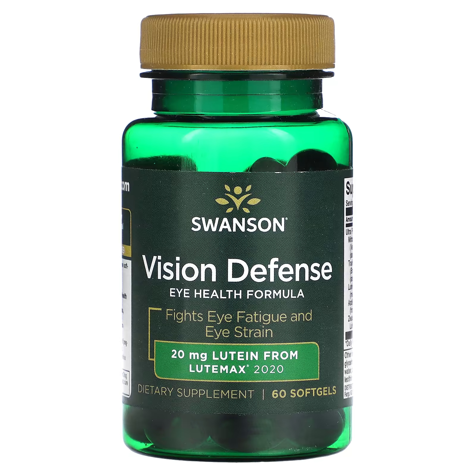 Swanson Vision Defense 60 мягких таблеток растительные стерины swanson максимальной силы 60 мягких таблеток