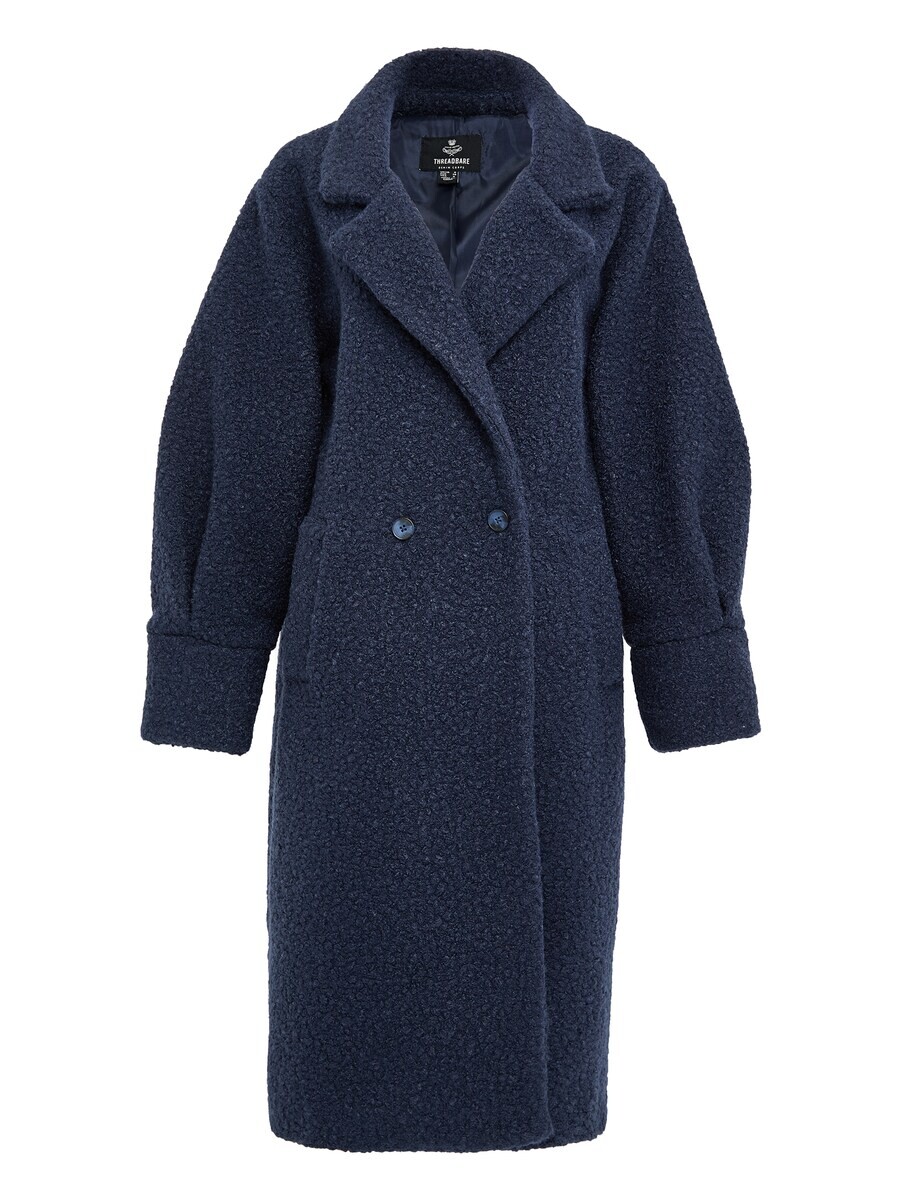 

Пальто Threadbare Between-Seasons Coat Sunflower, темно-синий