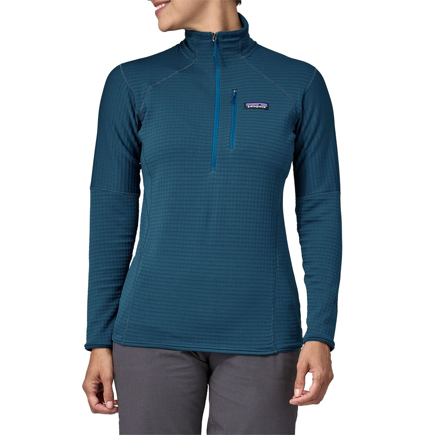 

Пуловер Patagonia R1, цвет Lagom Blue