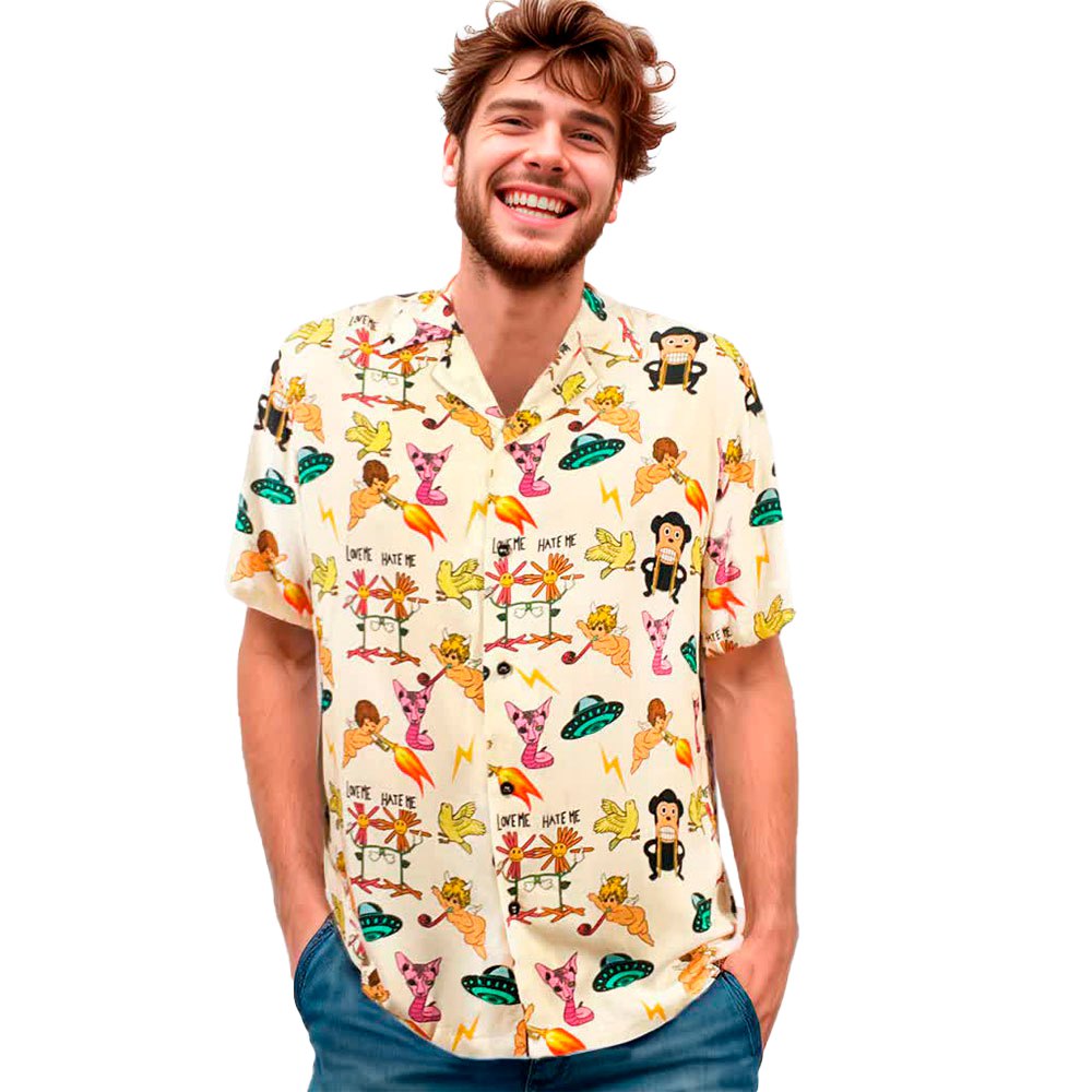 Рубашка с коротким рукавом Num Wear Loco monky puro loco, Разноцветный цена и фото