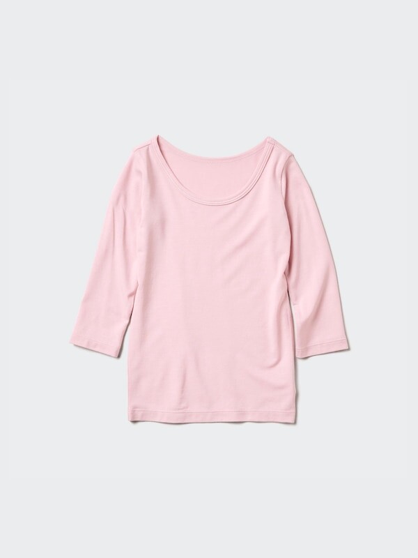 

Футболка heattech Uniqlo, розовый