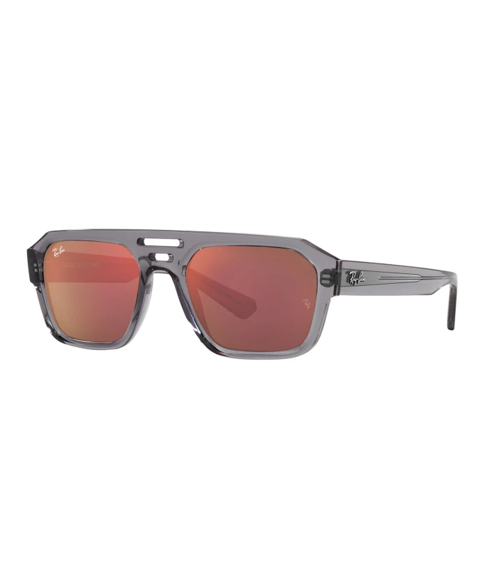 

Современные солнцезащитные очки с трехмерными деталями Ray-Ban, серый