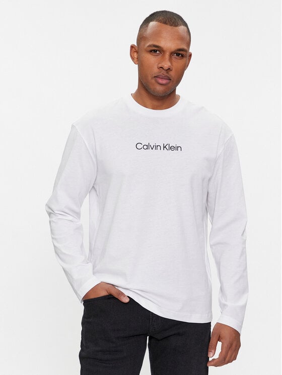 

Классический крой с длинными рукавами Calvin Klein, белый