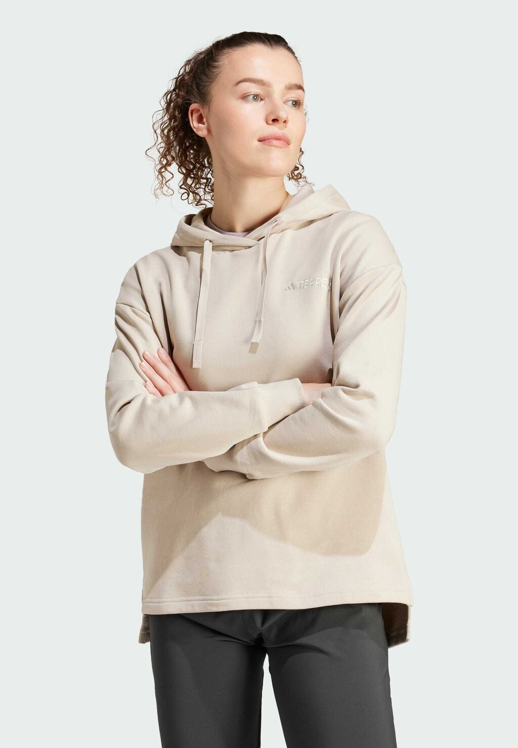 

Толстовка LOGO Adidas Terrex, цвет beige