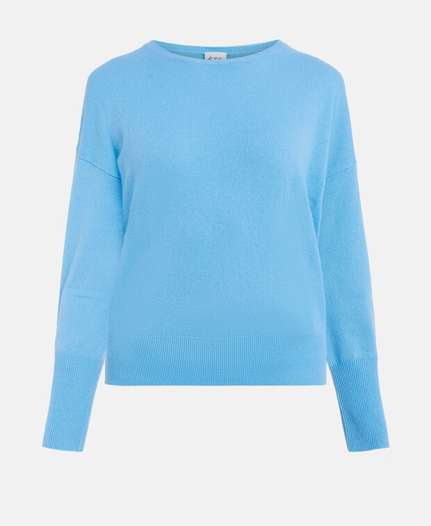 

Кашемировый пуловер FTC Cashmere, светло-синий