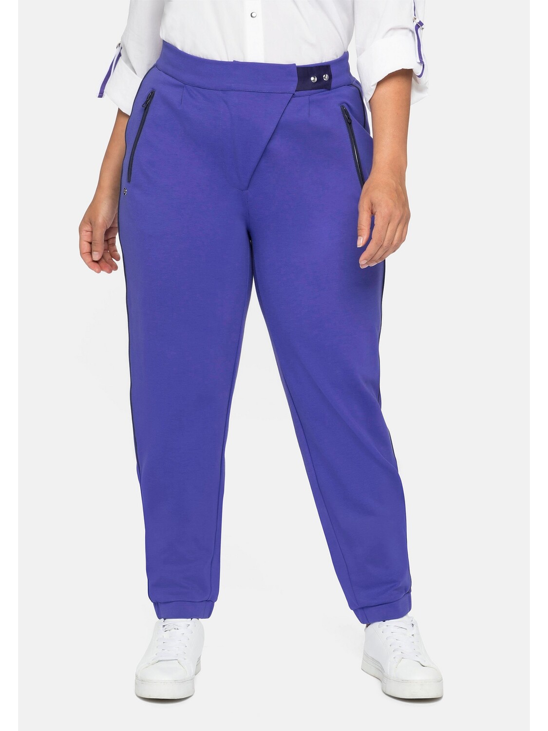 

Брюки sheego Joggpants, фиолетовый